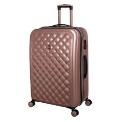 IT Luggage Cushion Lux - 3pc Set (Metallic Rose Gold) -IT Luggage Store 32631 HK16 1646A08MetallicrosegoldSSFrontpanel28.23incopy