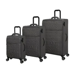 IT Luggage Citywide - 3pc Set (Charcoal)