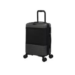 Attuned - 3pc Set (Charcoal) -IT Luggage Store 32772 UK16 2620 08CharcoalgreySSFrontpanel18.5in cc73793e 5431 4d3e 9d09 2e31a56c5461