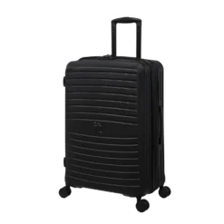 IT Luggage Eco-Protect - 4pc Set (Black) -IT Luggage Store 32913 UK16 2910E08BlackSSFrontpanel25in