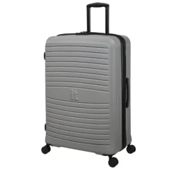 IT Luggage Eco-Protect - 4pc Set (Silver) -IT Luggage Store 32913 UK16 2910E08SilverSSFrontpanel29in