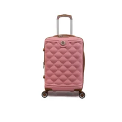 IT Luggage Indulging - 4pc Set (Flamingo Pink) -IT Luggage Store 32964 UK16 3039 08FlamingoPinkSSFrontpaneldirectly18.5in