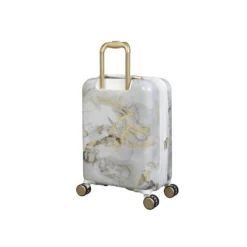 IT Luggage Sheen - Cabin (Gold Greyscale Marble) -IT Luggage Store 32980 UK16 2269B08GoldgreyscalemarbleSSBackpanel18.9in