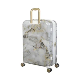 IT Luggage Sheen - 4pc Set (Gold Greyscale Marble) -IT Luggage Store 32980 UK16 2269B08GoldgreyscalemarbleSSBackpanel25in
