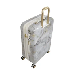IT Luggage Sheen - 4pc Set (Gold Greyscale Marble) -IT Luggage Store 32980 UK16 2269B08GoldgreyscalemarbleSSBacktop25in