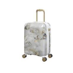 IT Luggage Store -IT Luggage Store 32980 UK16 2269B08GoldgreyscalemarbleSSFrontpanel18.9in