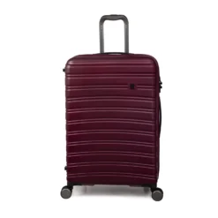 IT Luggage Fusional - 4pc Set (Dark Red) -IT Luggage Store 32987A UK16 2920 08DarkredsS055SSFrontpaneldirectly25in