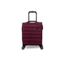 IT Luggage Fusional - 4pc Set (Dark Red) -IT Luggage Store 32987B UK12 2920 08DarkredsS055SSFrontpaneldirectly14.9in