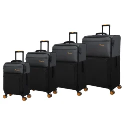 Duo-Tone - Large (Pewter & Black) -IT Luggage Store 33080 UK12 1519B08Pewter BlackSSFrontpanel 69d87263 b196 4453 8241 2ddf2156996e
