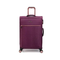 IT Luggage Bewitching - 5pc Set (Purple Potion) -IT Luggage Store 33095 UK12 2686 08PurplepotionSSFrontpaneldirectly23.7in