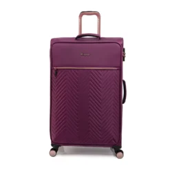 IT Luggage Bewitching - 5pc Set (Purple Potion) -IT Luggage Store 33095 UK12 2686 08PurplepotionSSFrontpaneldirectly27.9in
