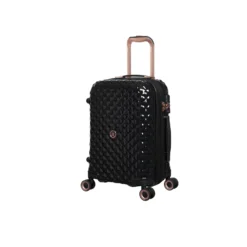 IT Luggage Glitzy - 5pc Set (Black) -IT Luggage Store 33109 UK16 2888A08BlackSSFrontpanel18.5in