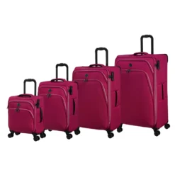 IT Luggage Trinary - Cabin (Viva Magenta) -IT Luggage Store 33167 UK12 2875 08Magentablush Vivamagenta SSFrontpanel d9428bdf 7253 4862 b74a 1b1a33357581