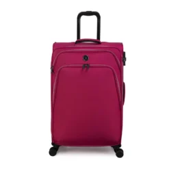 IT Luggage Trinary - 4pc Set (Viva Magenta) -IT Luggage Store 33167 UK12 2875 08Magentablush Vivamagenta SSFrontpaneldirectly25in