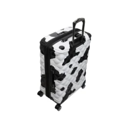 IT Luggage Indulging - 4pc Set (Moo Cow Print) -IT Luggage Store 33198 UK16 3039A08Moocowblack whiterepeatprintSSBacktop