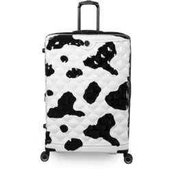 IT Luggage Indulging II - 4pc Set (Moo Cow Print) -IT Luggage Store 33198 UK16 3039A08Moocowblack whiterepeatprintSSFrontpaneldirectly29in 3c28635e 3c45 4119 8a76 fb5e2789272d