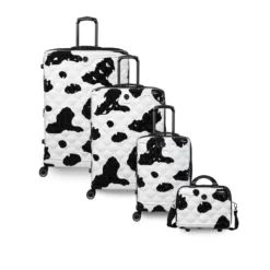 IT Luggage Indulging - Cabin (Moo Cow Print) -IT Luggage Store 33198 UK16 3039A08Moocowblack whiterepeatprintSSFrontpaneldirectlyset2 c22aaf9e 5de8 44b4 9b02 7f6510ebfcb5
