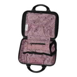 IT Luggage Indulging - Vanity Case (Moo Cow Print) -IT Luggage Store 33198 UK16 3039A15Moocowblack whiterepeatprintSSInterior 078b8f4e 9715 4b3c 88e0 261c6ed5038f