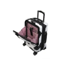 IT Luggage Indulging II - 4pc Set (Moo Cow Print) -IT Luggage Store 33199 UK16 3039A08Moocowblack whiterepeatprintSSPocketinterior 6ab2db5e 54ed 42eb 8f85 b35433cf67ea