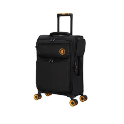 Simultaneous - Cabin (Black) -IT Luggage Store 33202 UK12 2900 08BlackSSFrontpanel19.5in b1e8301e 71f5 4977 a89c 6230b60be421