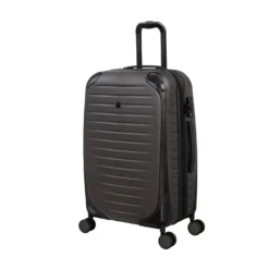 IT Luggage Lineal - 3pc Set (Dark Grey) -IT Luggage Store 61328 US16 2631 08DarkgreyS074SSFrontpanel25in b49d829a 8bec 46ec 81b5 24f52eea239a
