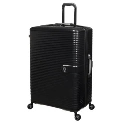 IT Luggage Helixian - 3pc Set (Black) -IT Luggage Store 61334 US16 2842 08BlackS001SSFrontpanel29in
