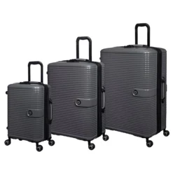 IT Luggage Helixian - 3pc Set (Charcoal)