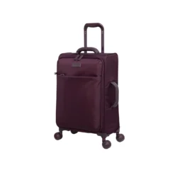 IT Luggage Lustrous - 3pc Set (Aubergine) -IT Luggage Store 61362 US12 2194 08AubergineS025Frontpanel18B