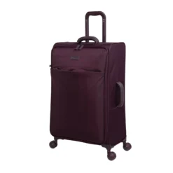 IT Luggage Lustrous - 3pc Set (Aubergine) -IT Luggage Store 61362 US12 2194 08AubergineS025Frontpanel25inB
