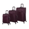 IT Luggage Lustrous - 3pc Set (Aubergine)