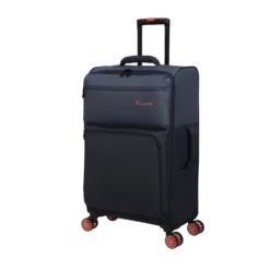 Duo-Tone - 3pc Set (Vintage Indigo & India Ink) -IT Luggage Store 61560 US12 1519B08VintageindigoandIndiainkM334SSFrontpanel24in