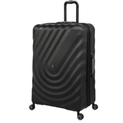 Eco-Pulse - 3pc Set (Black) -IT Luggage Store 61607 US16 3013E08BlackS001SSFrontpanel29in