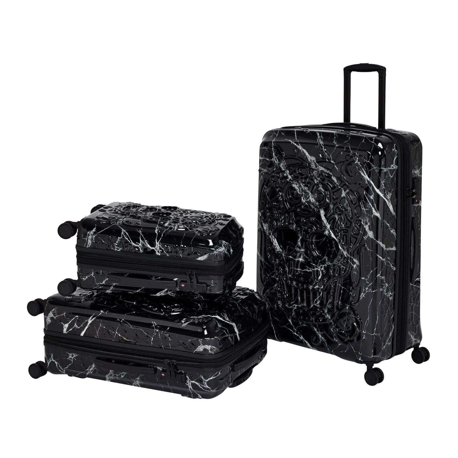 IT Luggage Candy Calavera - Cabin (Black Marble) 8 IT Luggage Candy Calavera - Cabin (Black Marble) - Image 8