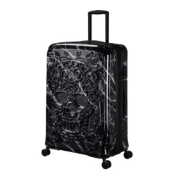 IT Luggage Candy Calavera - 4pc Set (Black Marble) -IT Luggage Store CandyCalavera16 2918ALargeCasefront side