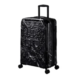 IT Luggage Candy Calavera - 4pc Set (Black Marble) -IT Luggage Store CandyCalavera16 2918AMediumCasefront side