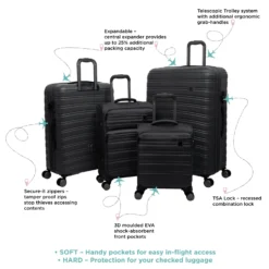 IT Luggage Fusional - Cabin (Warm Charcoal) 11 IT Luggage Fusional - Cabin (Warm Charcoal) -IT Luggage Store Infographic for Fusional 16 2920 V2 Warm charcoal Magnet V3 38be1f37 e3bd 4a5f bebe 7b4a3815b97f