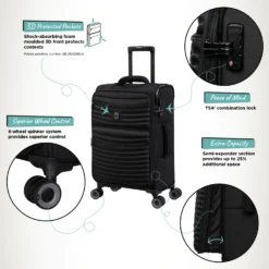 IT Luggage Precursor - Cabin (Black) 12 IT Luggage Precursor - Cabin (Black) -IT Luggage Store Precursor Cabin Black Infographic