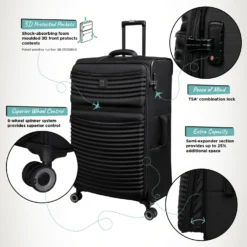 IT Luggage Precursor - Large (Black) -IT Luggage Store Precursor Large Black Infographic