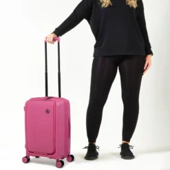 IT Luggage Spontaneous II - Cabin With Pocket (Azalea Pink) 13 IT Luggage Spontaneous II - Cabin With Pocket (Azalea Pink) -IT Luggage Store it Luggage MAR23 04 V2 PINK